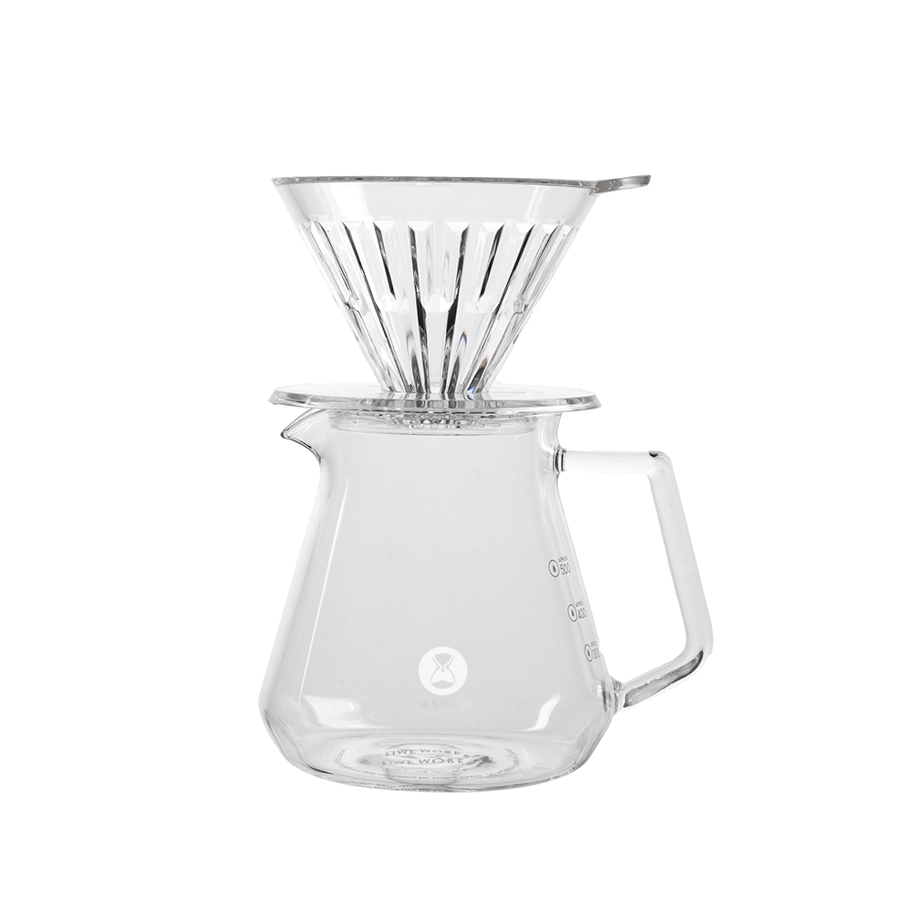TIMEMORE Crystal Eye Brewer Set PCTG Dripper 02
